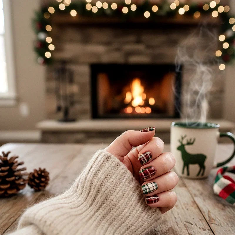 Christmas Short Nail Ideas