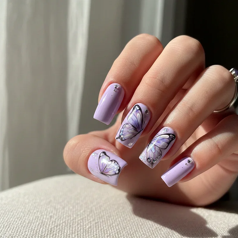 Light Purple Nail Ideas