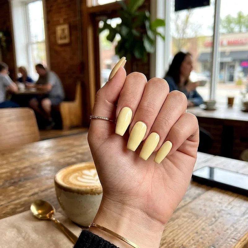 Light Yellow Nail Ideas