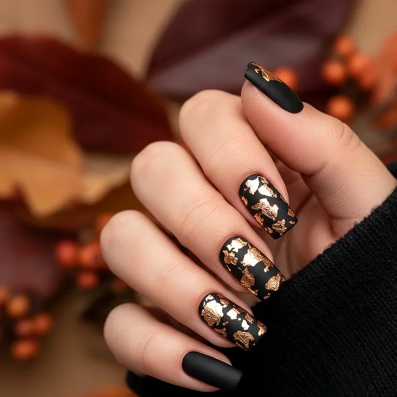 Black Fall Nail Ideas