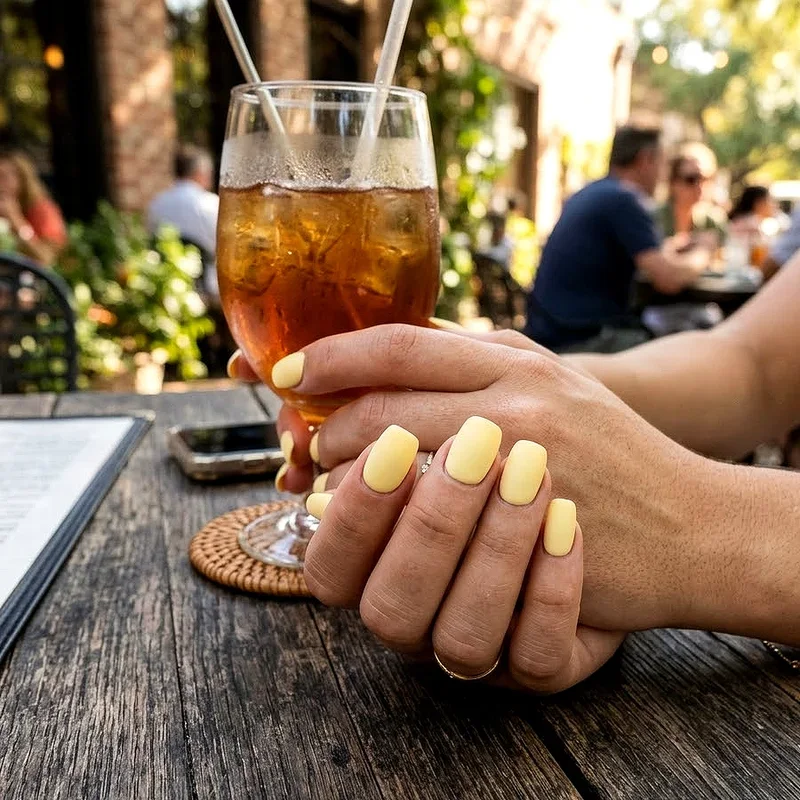 Light Yellow Nail Ideas