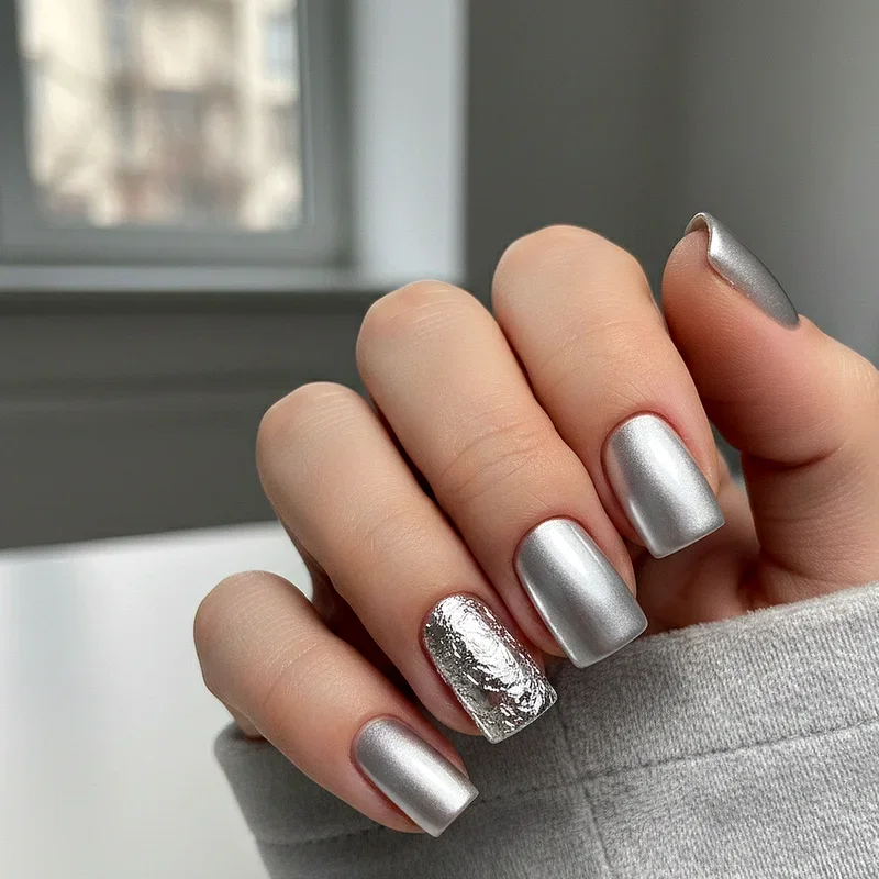 Silver Nail Ideas