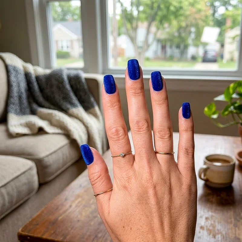 Cobalt Blue Nail Ideas