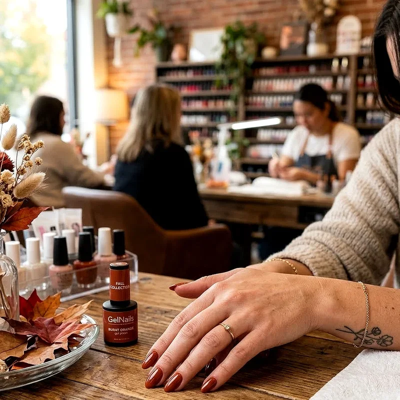 Bright Orange Nail Ideas