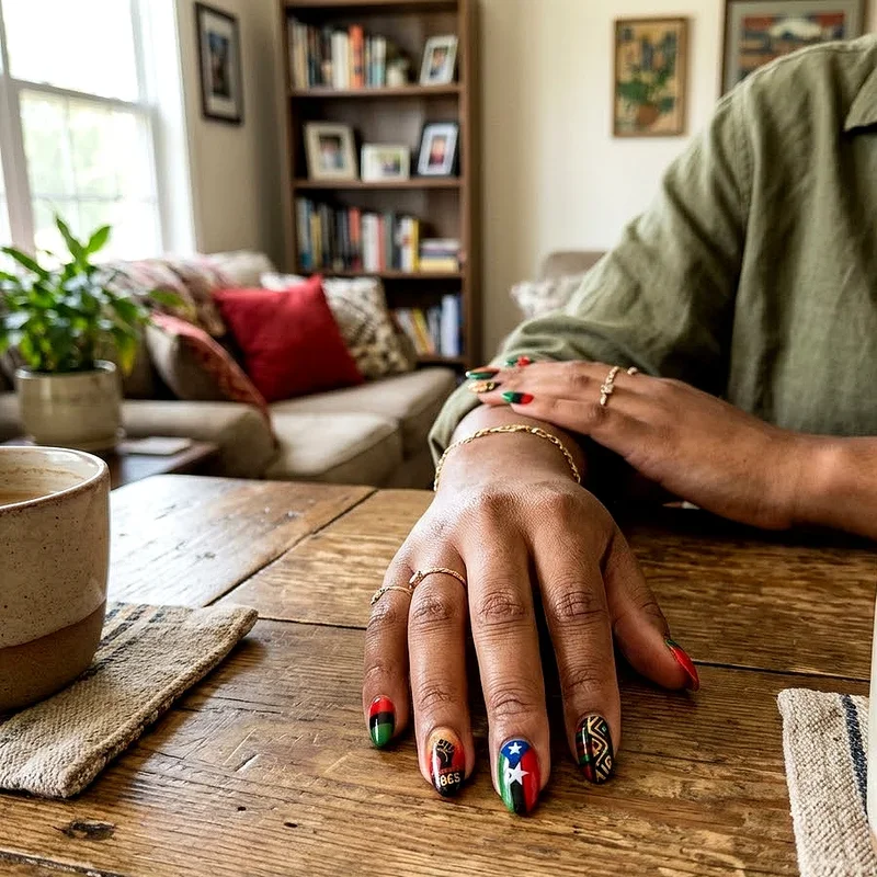 15 Juneteenth Nail Ideas for Bold and Meaningful Style