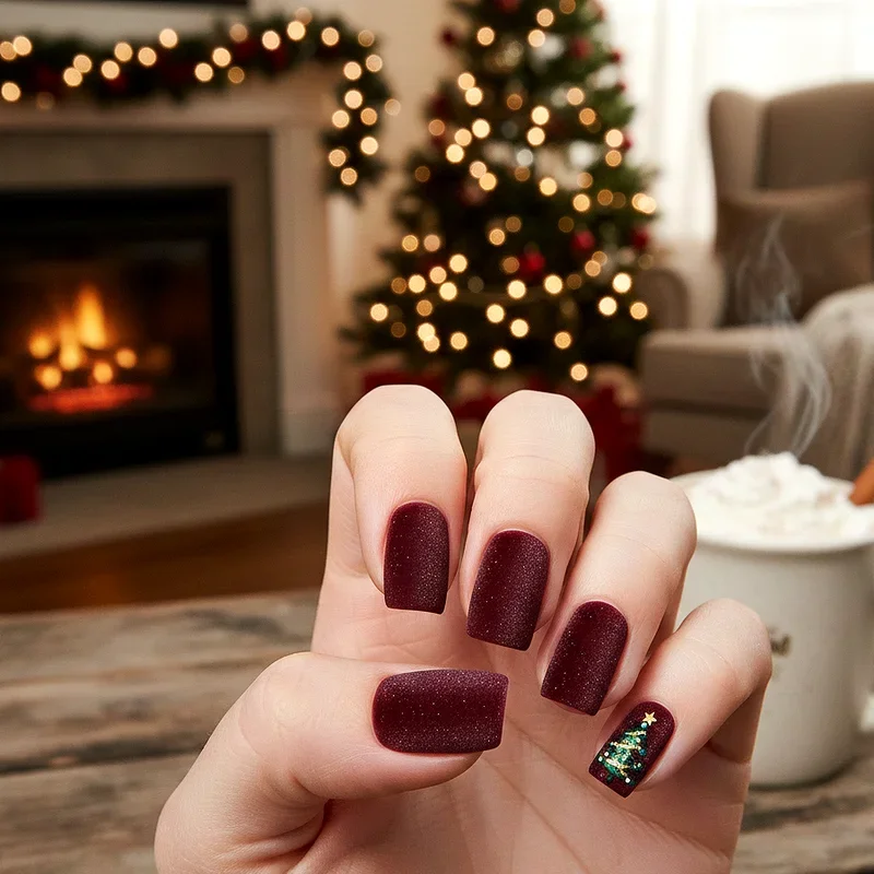Christmas Short Nail Ideas