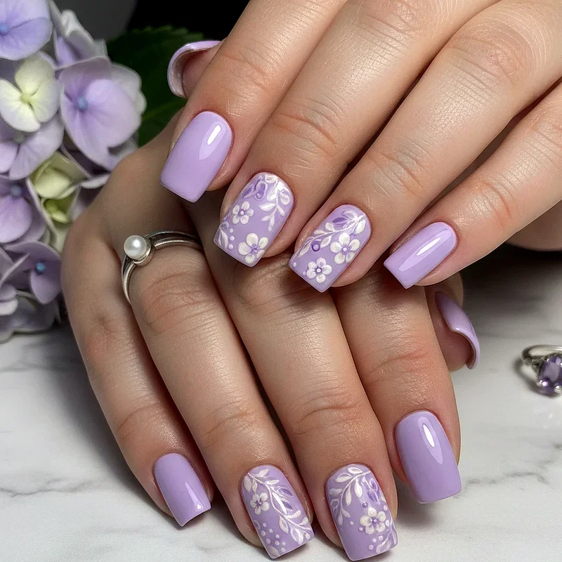 Light Purple Nail Ideas
