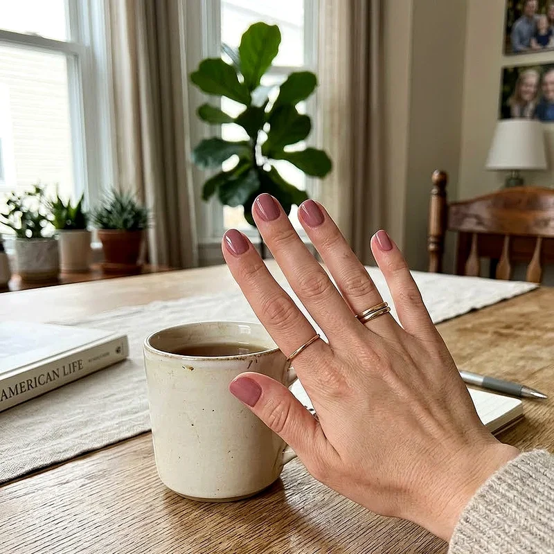 One-Color Short Nail Ideas