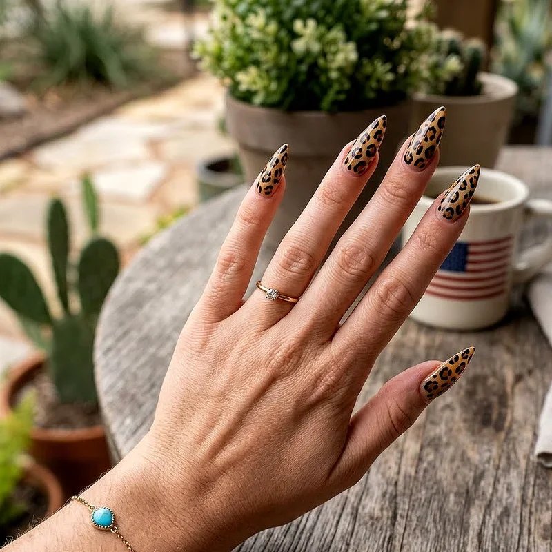Cheetah Nail Ideas