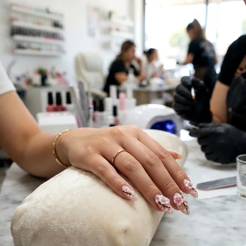 Cherry Blossom Nail Design Ideas
