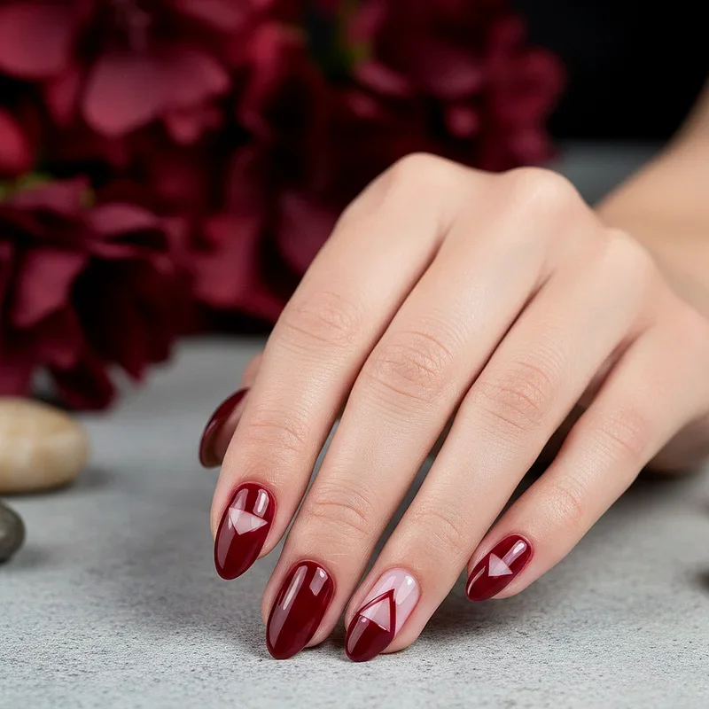 Dark Red Nail Ideas