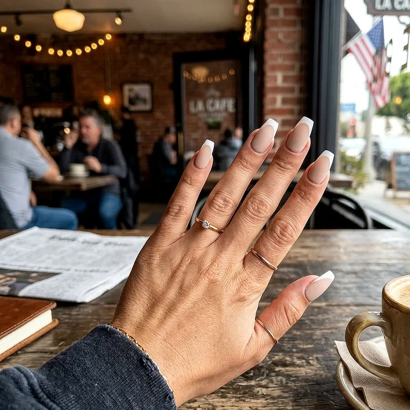 French Coffin Nail Ideas