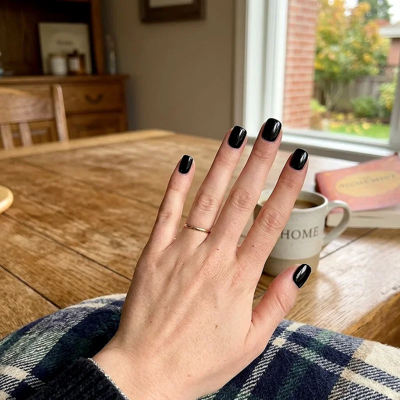 One-Color Short Nail Ideas