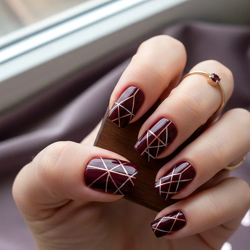 Burgundy Nail Ideas