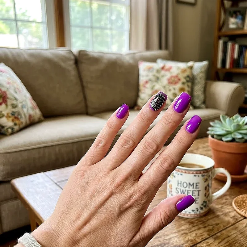 Summer Purple Nail Ideas