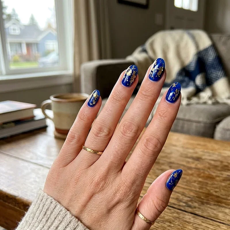 Cobalt Blue Nail Ideas