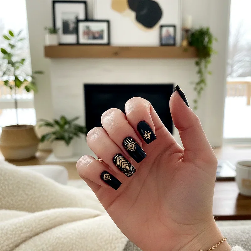 Black Summer Nail Ideas