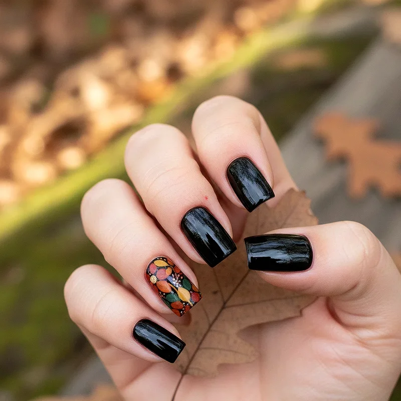 Black Fall Nail Ideas