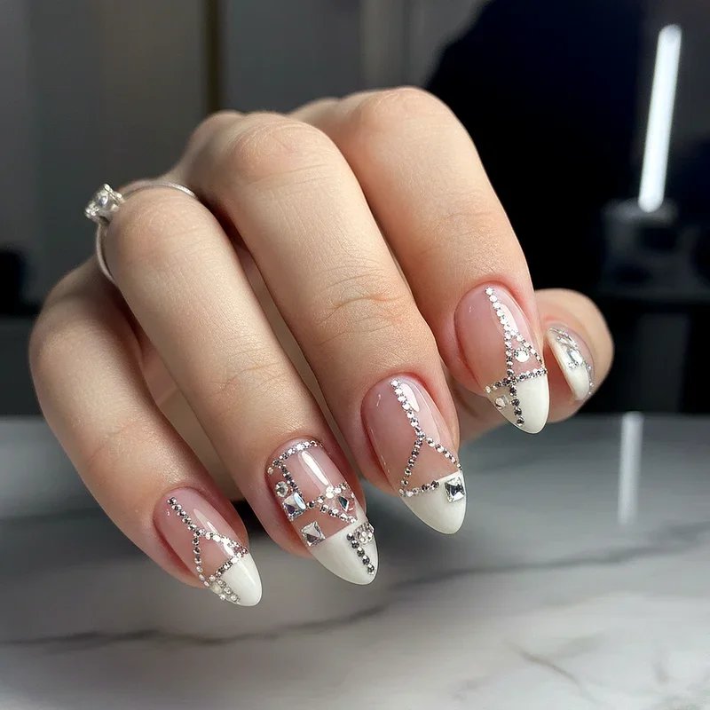 Rhinestone Nail Ideas