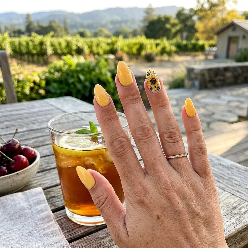 Summer Almond Nail Ideas