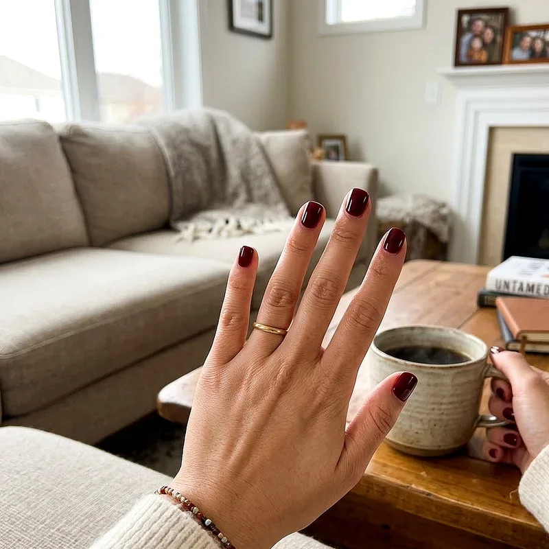 One-Color Short Nail Ideas
