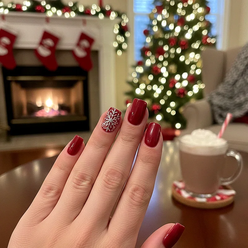 Christmas Short Nail Ideas