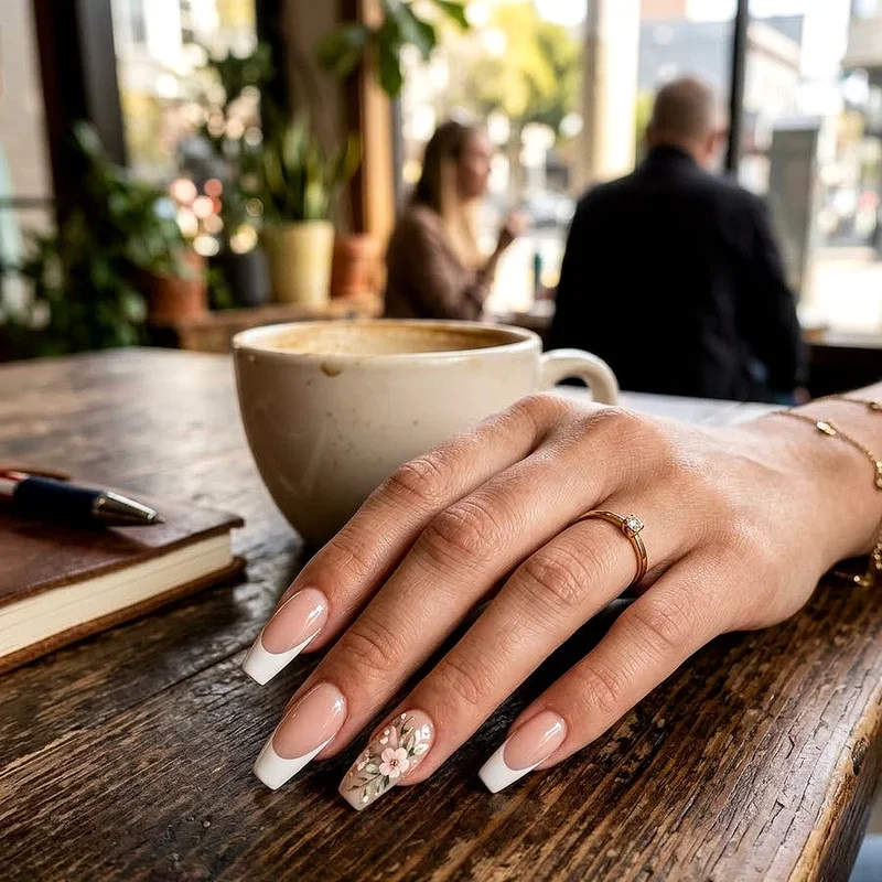 French Coffin Nail Ideas