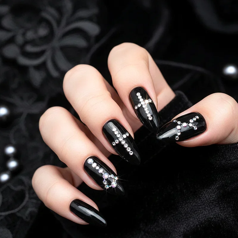 Rhinestone Nail Ideas