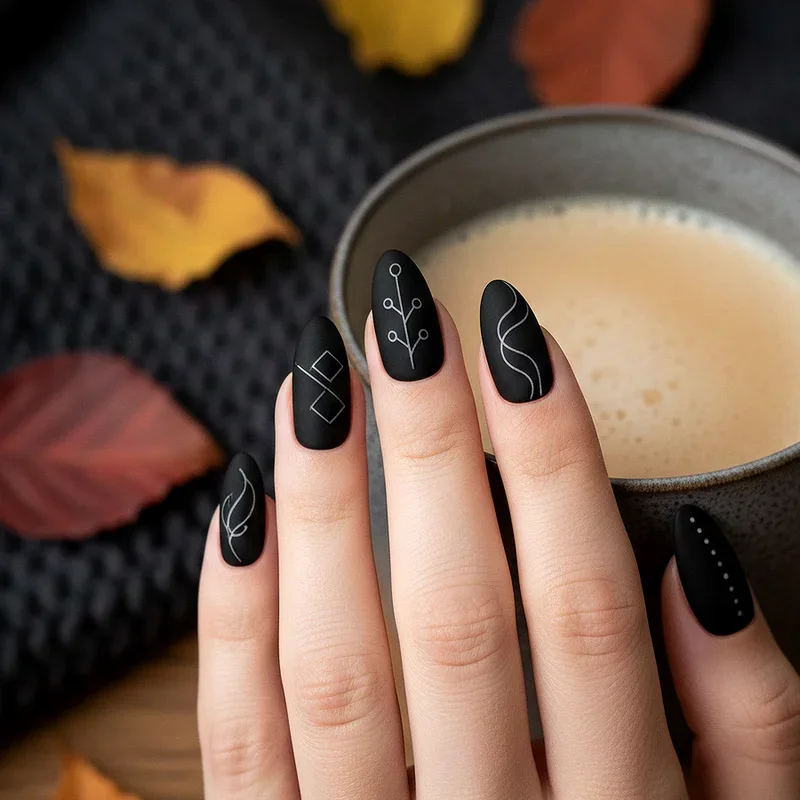 Black Fall Nail Ideas