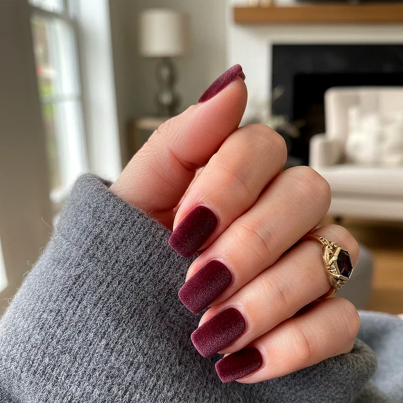 Burgundy Nail Ideas