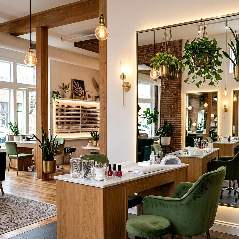 Nail Salon Decor Ideas