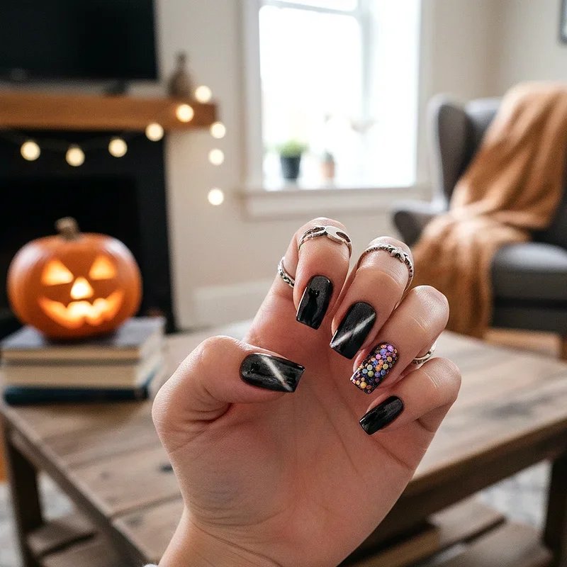 Halloween Dip Nail Ideas