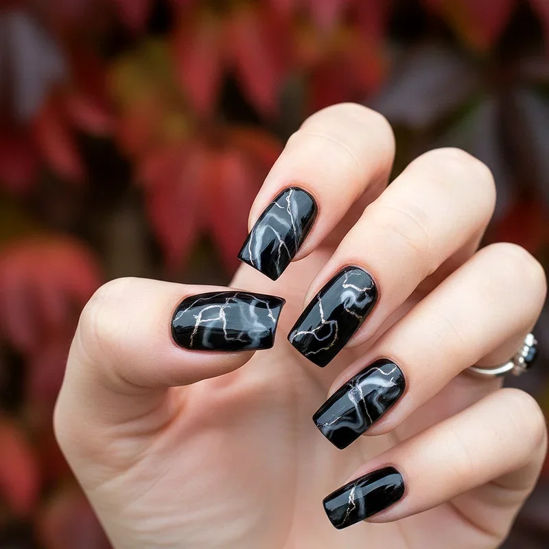 Black Fall Nail Ideas