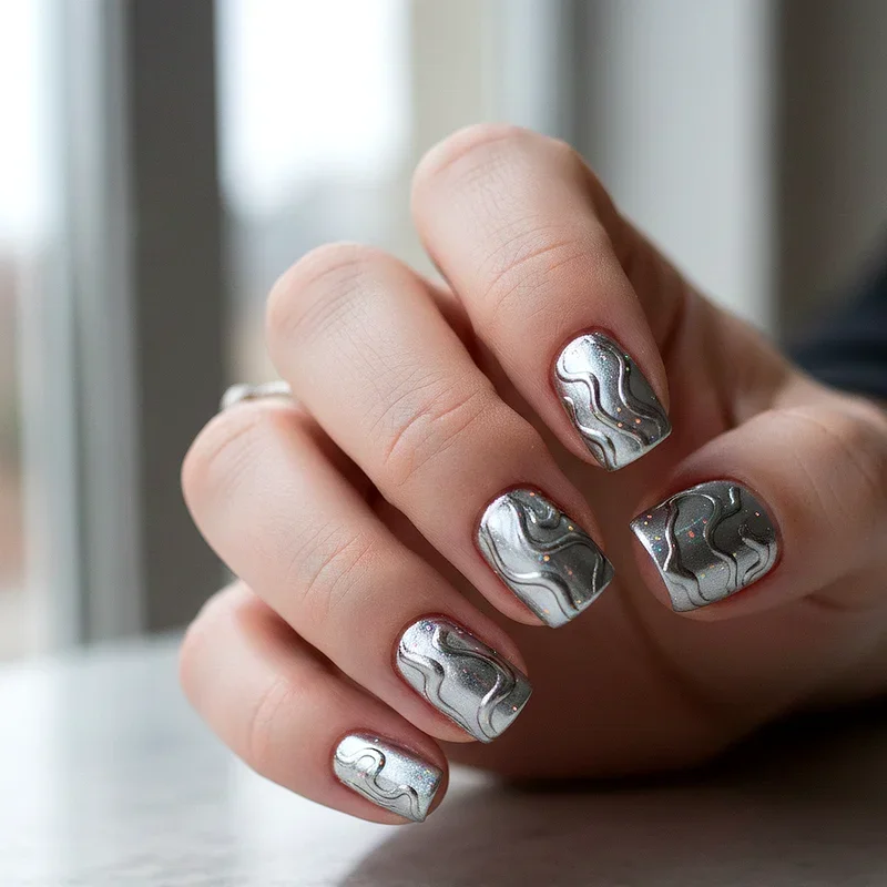 Silver Nail Ideas
