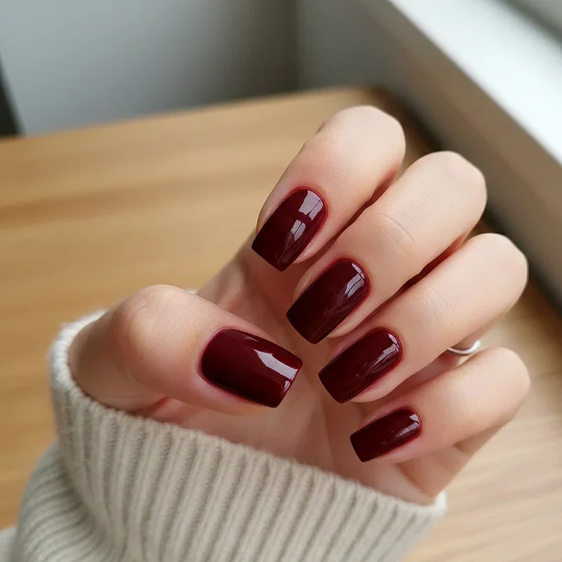 Burgundy Nail Ideas