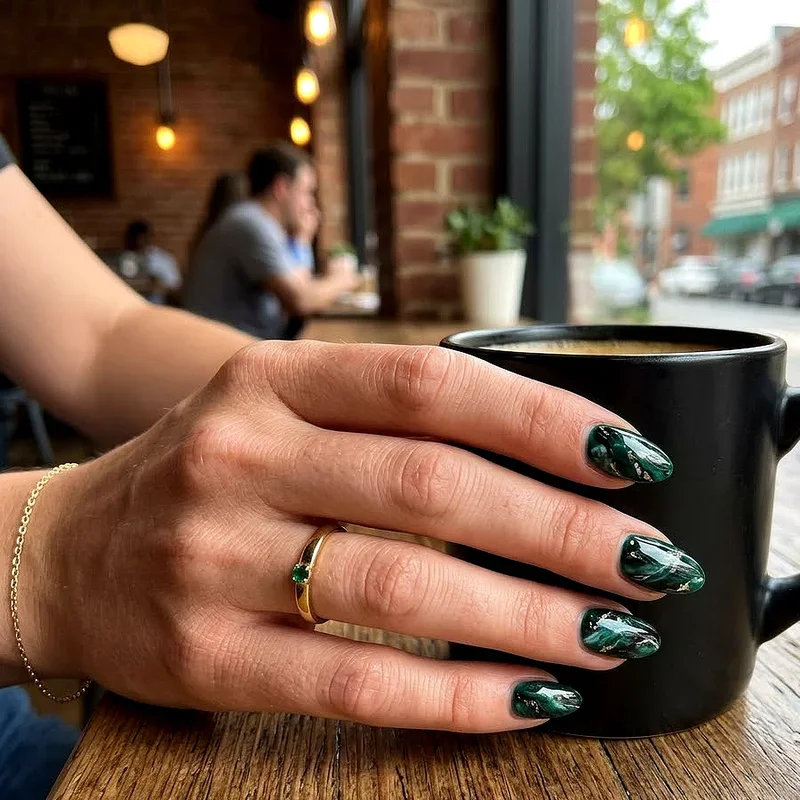Dark Spring Nail Ideas