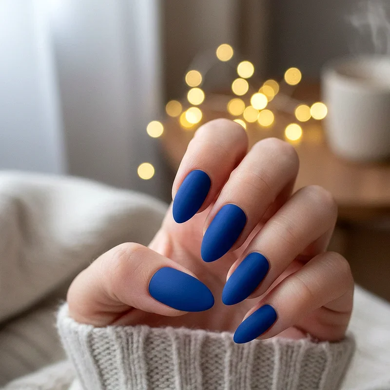 Blue Winter Nail Ideas