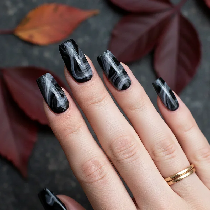 Black Fall Nail Ideas
