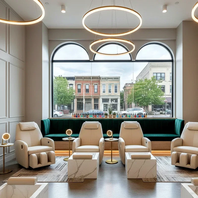 Modern Nail Salon Design Ideas