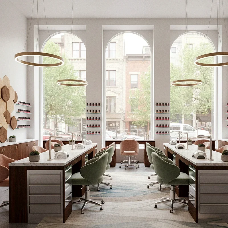 Modern Nail Salon Design Ideas