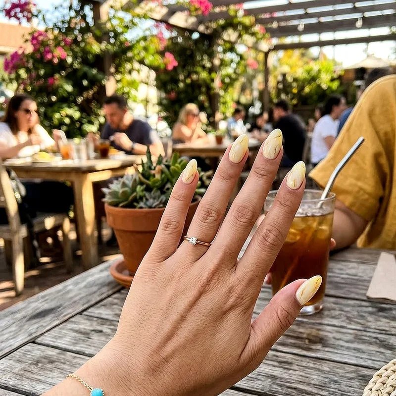Light Yellow Nail Ideas