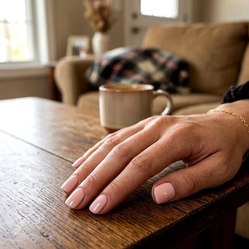 One-Color Short Nail Ideas