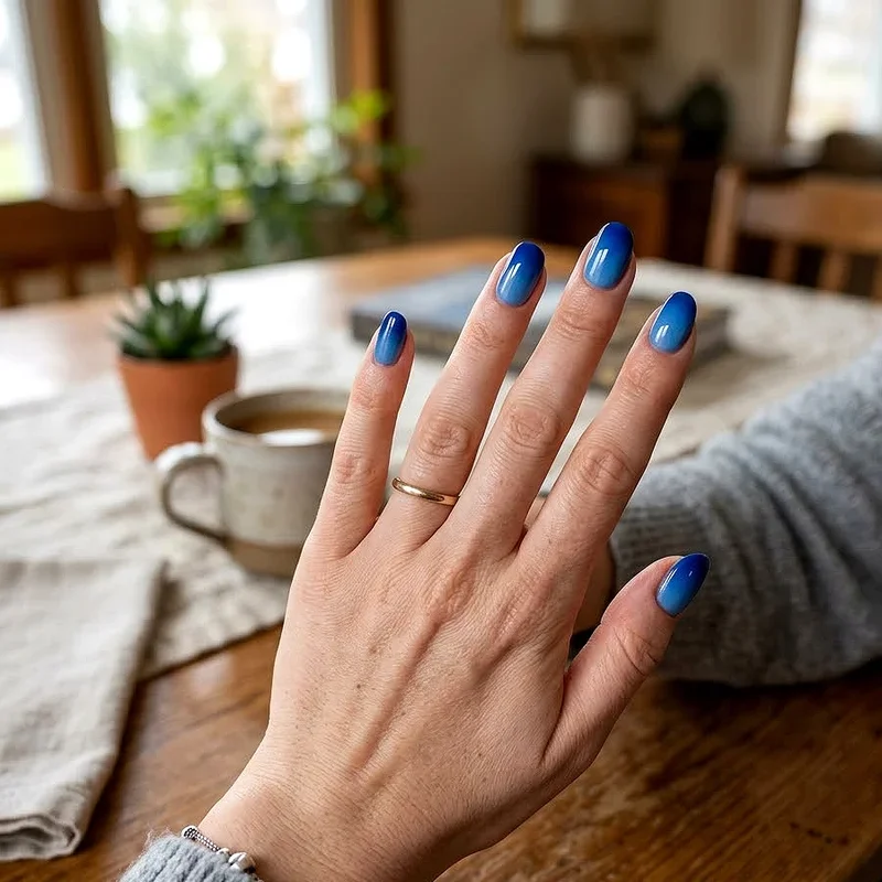 Cobalt Blue Nail Ideas