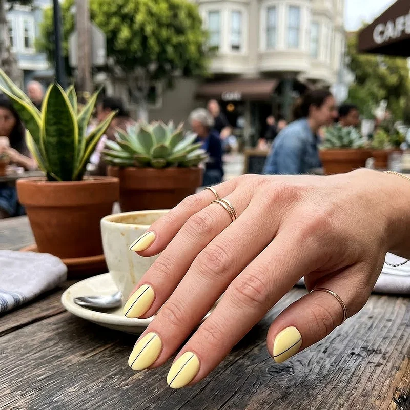 Light Yellow Nail Ideas