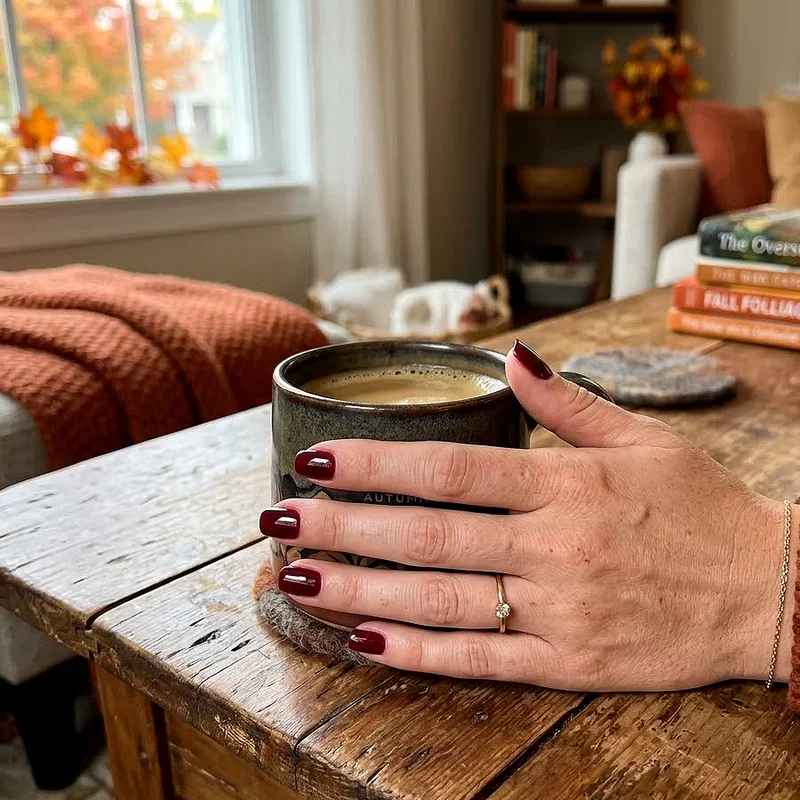 Short Square Fall Nail Ideas