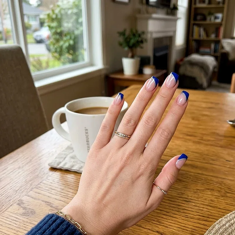 Cobalt Blue Nail Ideas