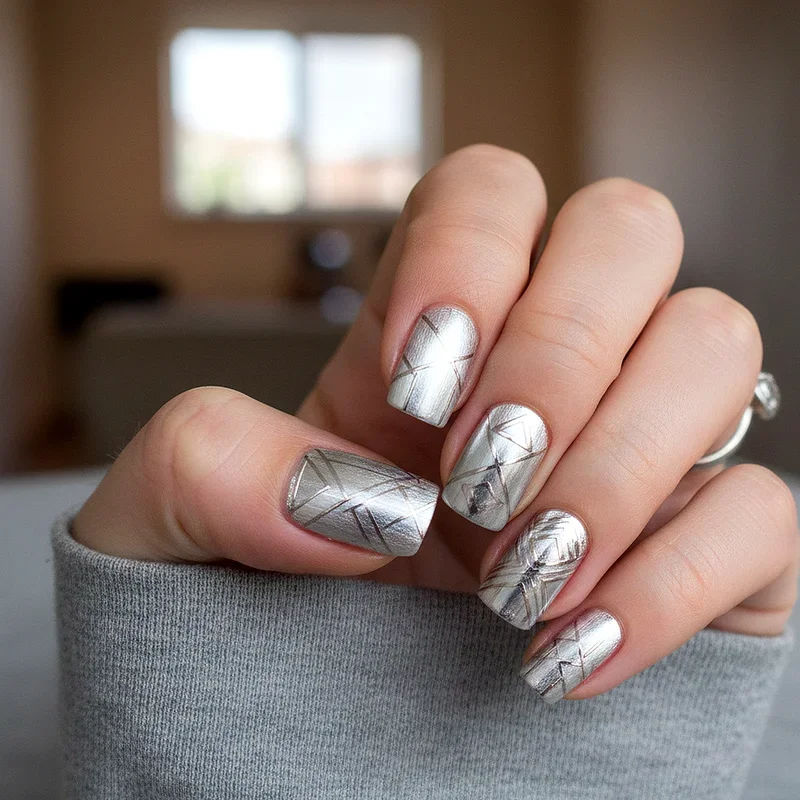 Silver Nail Ideas