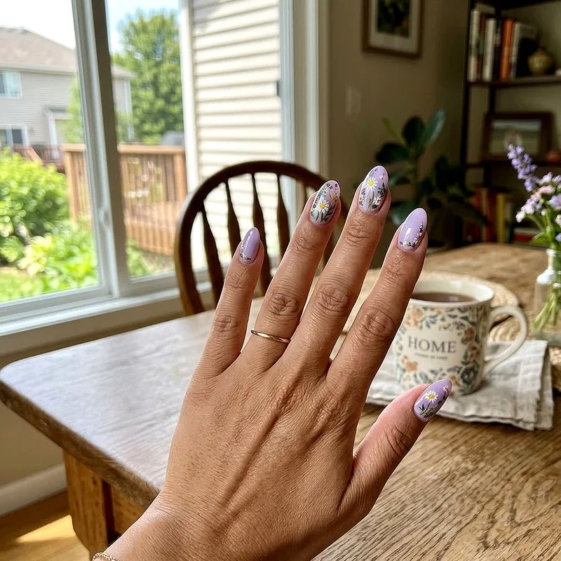 Summer Purple Nail Ideas