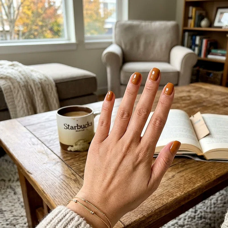 One-Color Short Nail Ideas