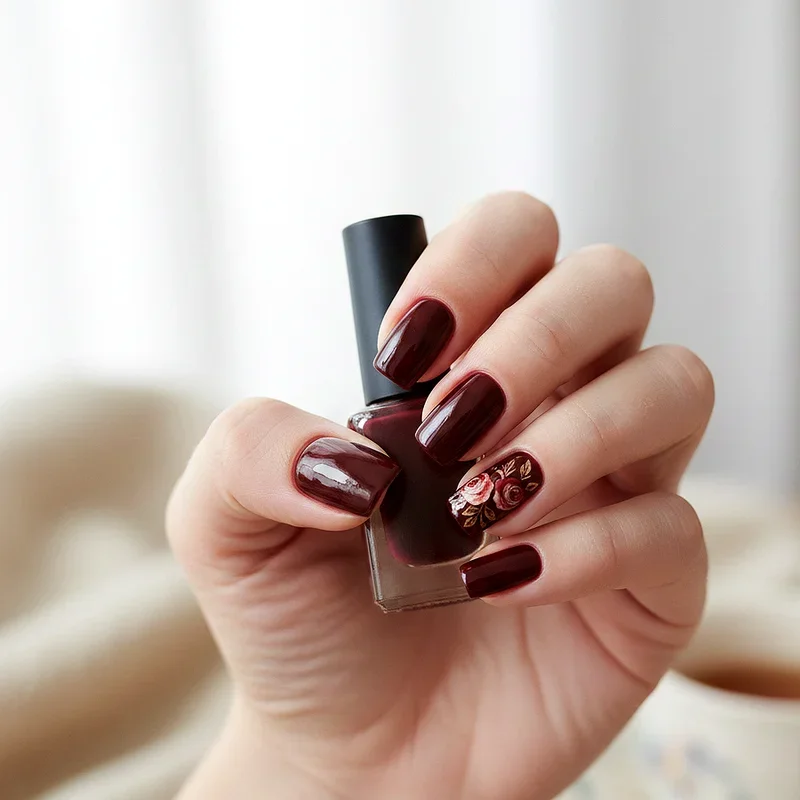 Burgundy Nail Ideas